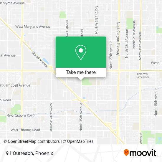 91 Outreach map