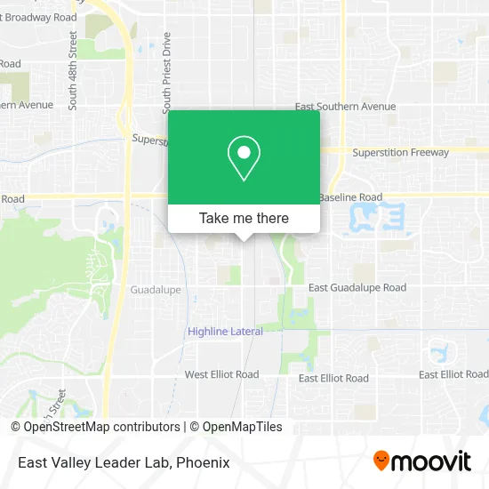 East Valley Leader Lab map