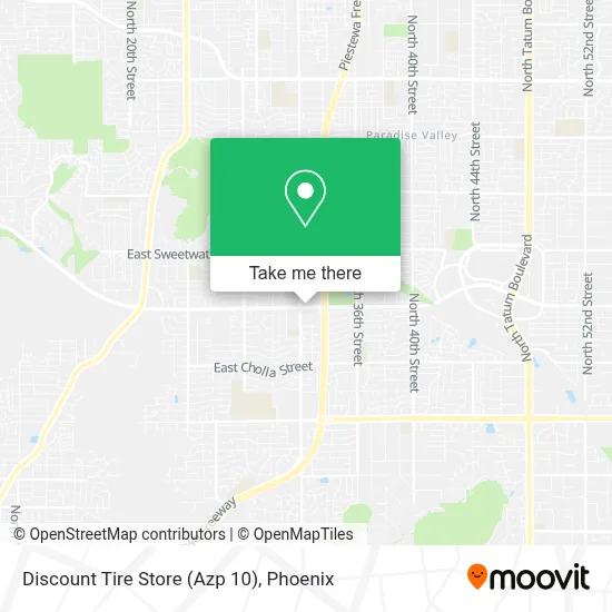 Discount Tire Store (Azp 10) map