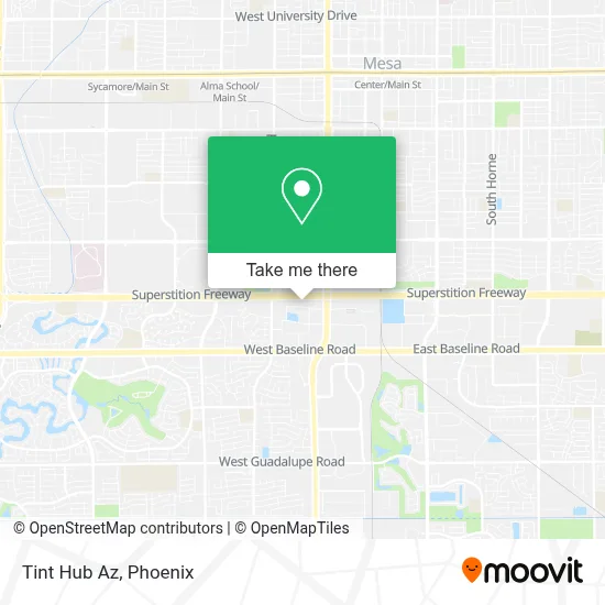 Tint Hub Az map