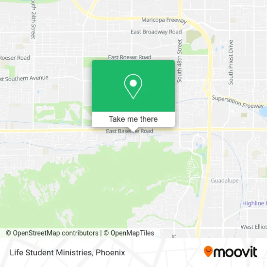 Life Student Ministries map