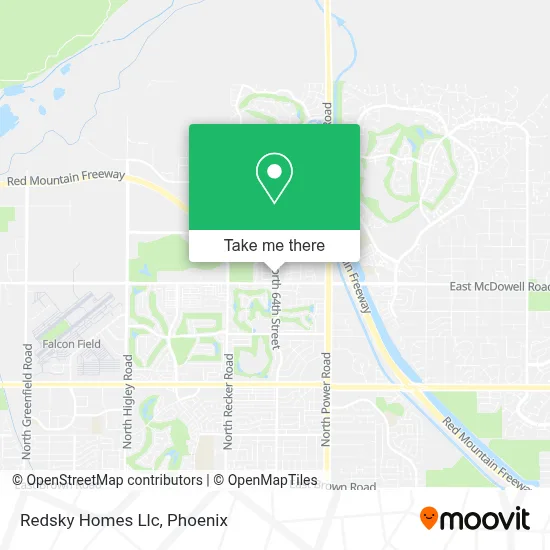 Redsky Homes Llc map