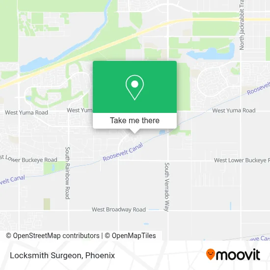 Locksmith Surgeon map