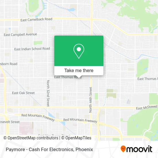 Paymore - Cash For Electronics map
