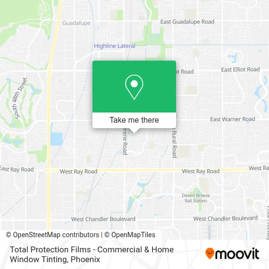 Total Protection Films - Commercial & Home Window Tinting map