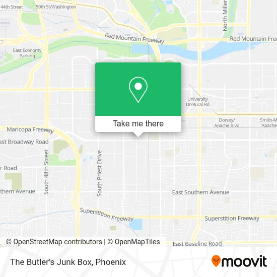 The Butler's Junk Box map