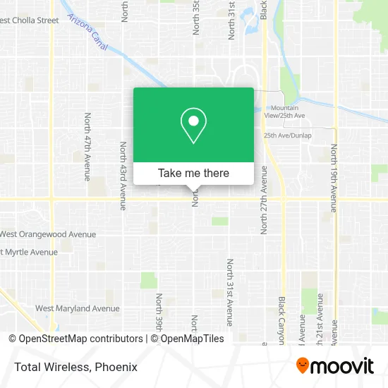 Total Wireless map