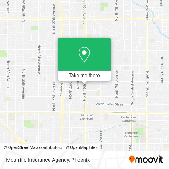 Mcarrillo Insurance Agency map