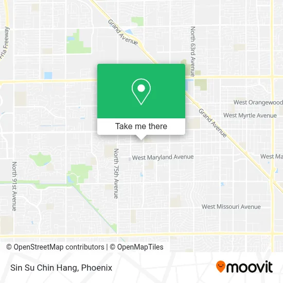 Sin Su Chin Hang map