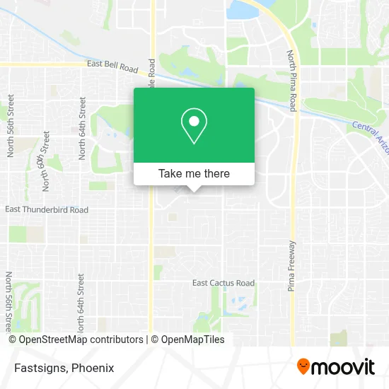 Fastsigns map