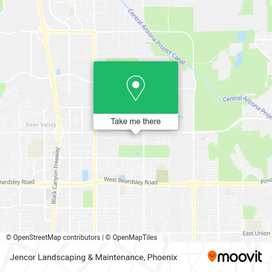 Jencor Landscaping & Maintenance map