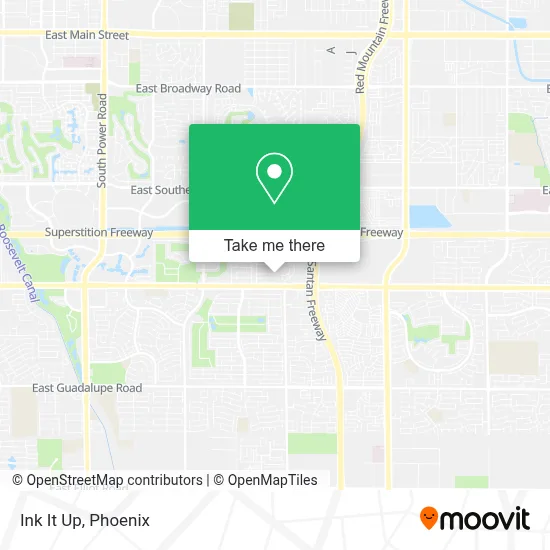 Ink It Up map