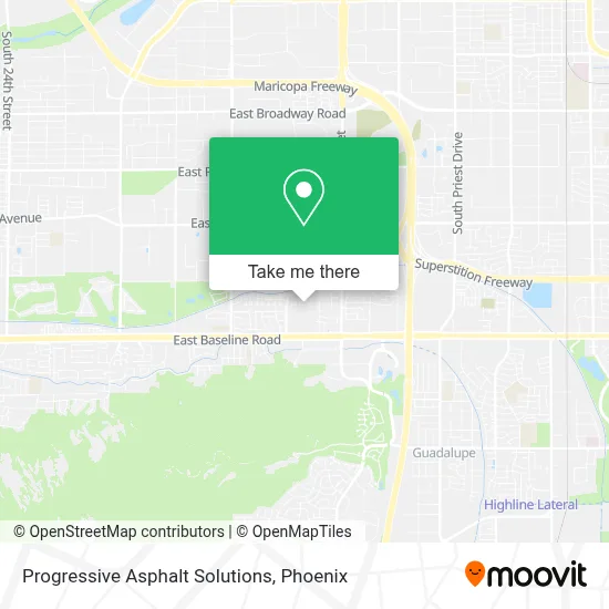 Progressive Asphalt Solutions map