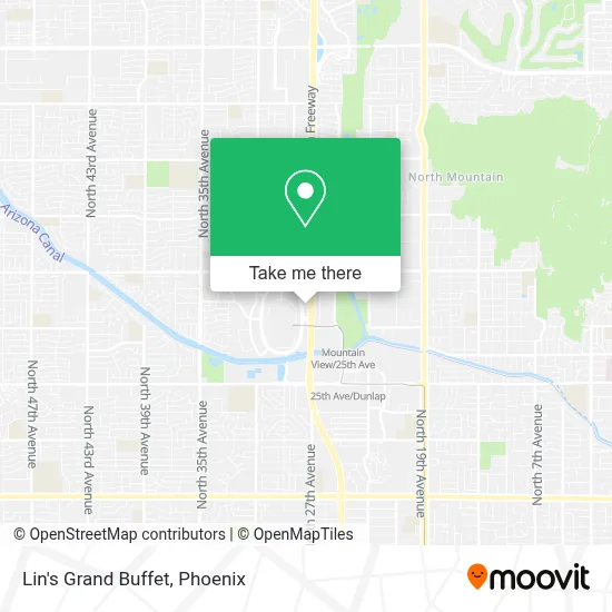 Lin's Grand Buffet map
