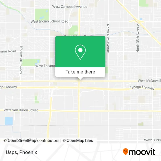 Usps map