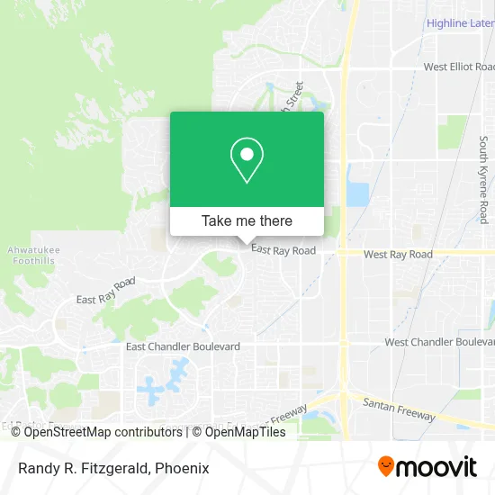Randy R. Fitzgerald map