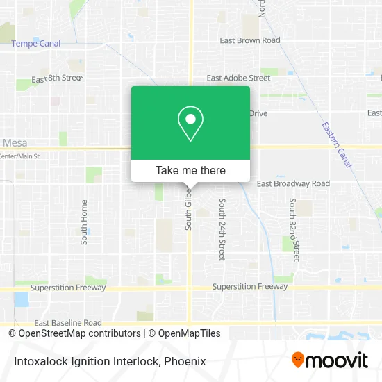 Intoxalock Ignition Interlock map