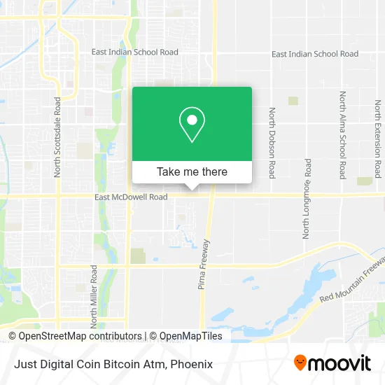Just Digital Coin Bitcoin Atm map