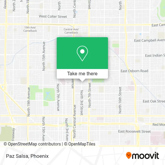 Paz Salsa map