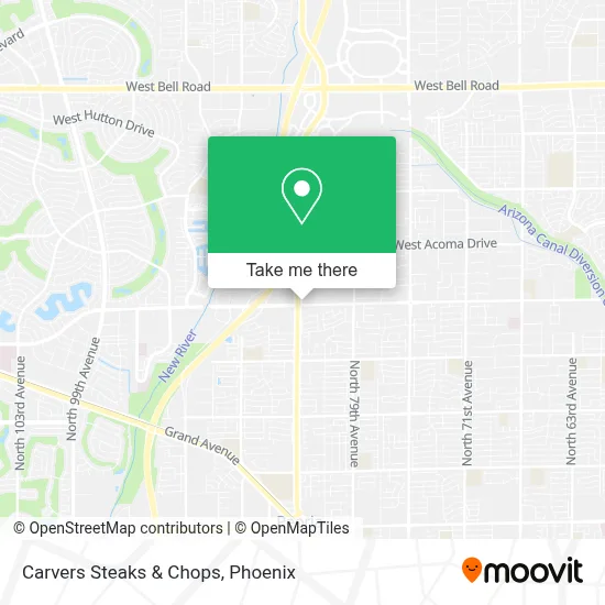 Carvers Steaks & Chops map