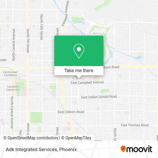 Adk Integrated Services map