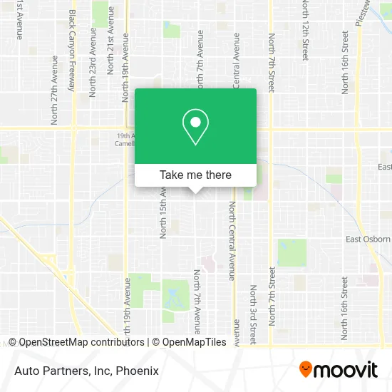 Auto Partners, Inc map