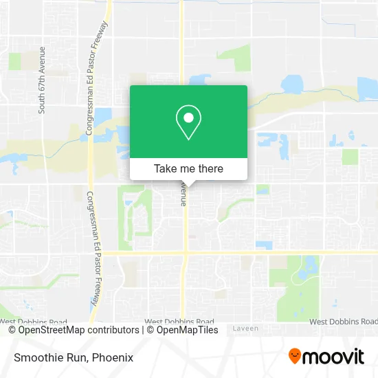 Smoothie Run map