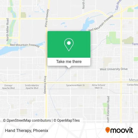 Hand Therapy map