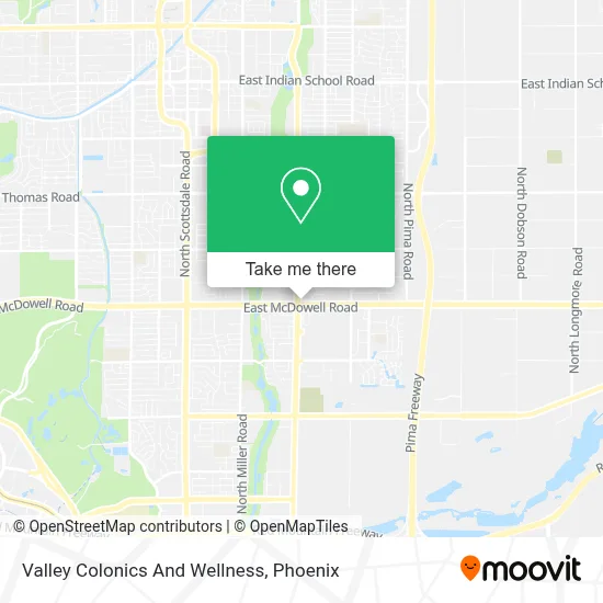 Valley Colonics And Wellness map