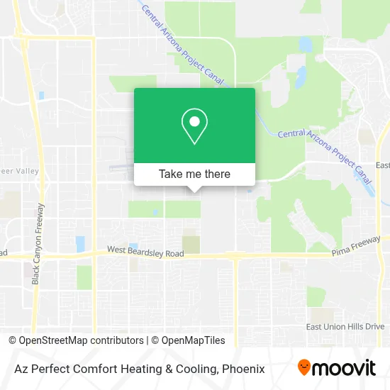 Az Perfect Comfort Heating & Cooling map