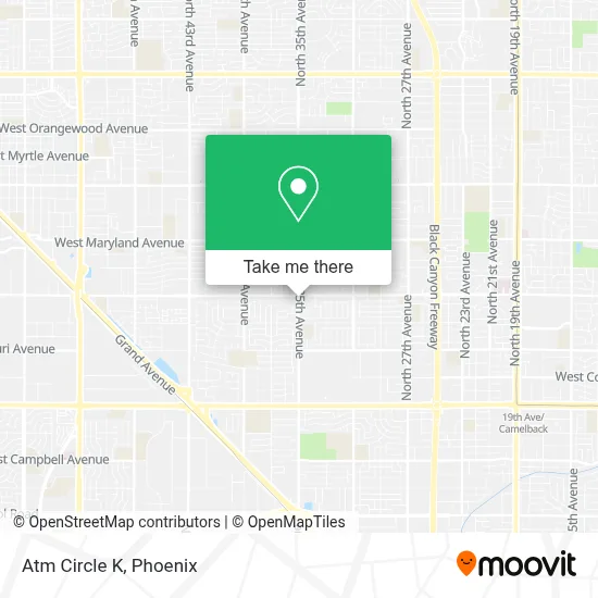 Atm Circle K map