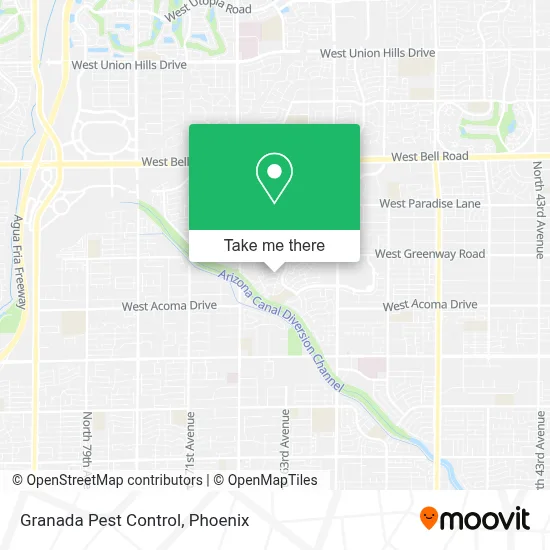 Granada Pest Control map