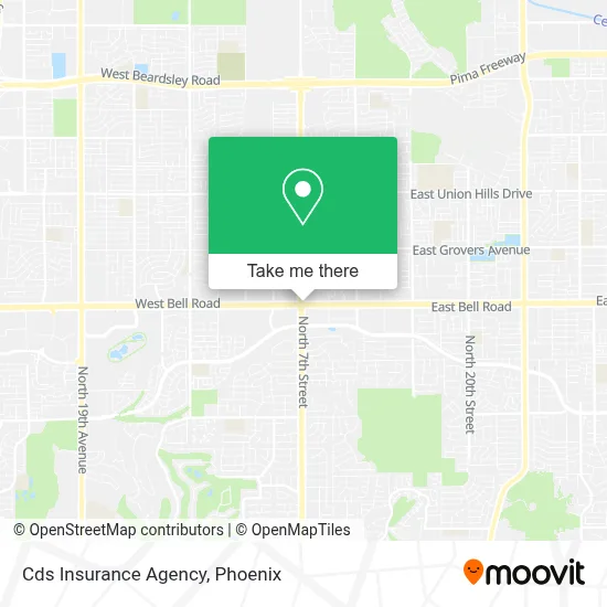 Cds Insurance Agency map
