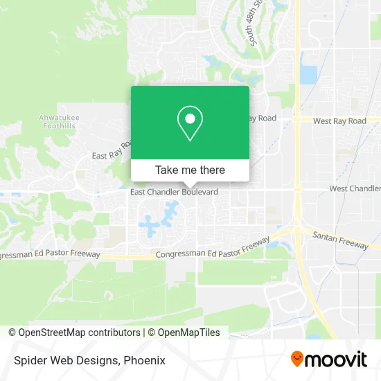 Spider Web Designs map