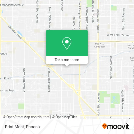 Print Most map
