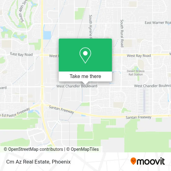 Cm Az Real Estate map