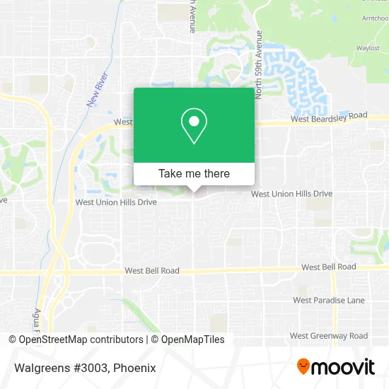 Walgreens #3003 map