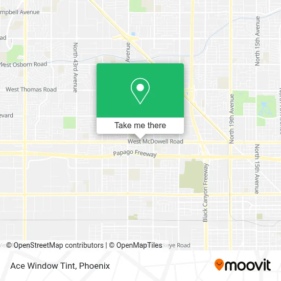 Ace Window Tint map