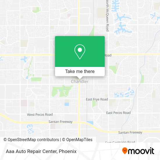 Aaa Auto Repair Center map
