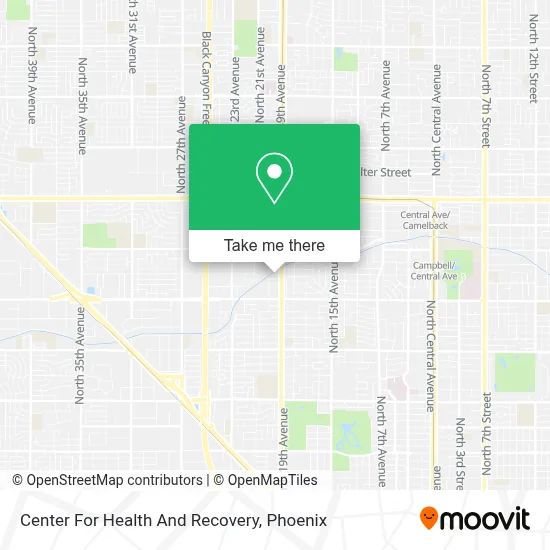 Center For Health And Recovery map