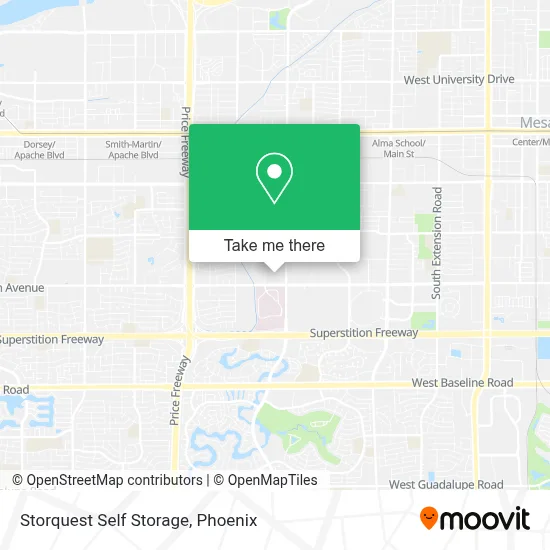 Storquest Self Storage map