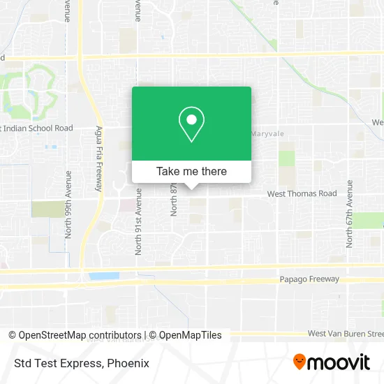 Std Test Express map