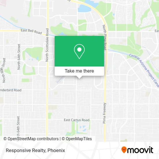 Responsive Realty map