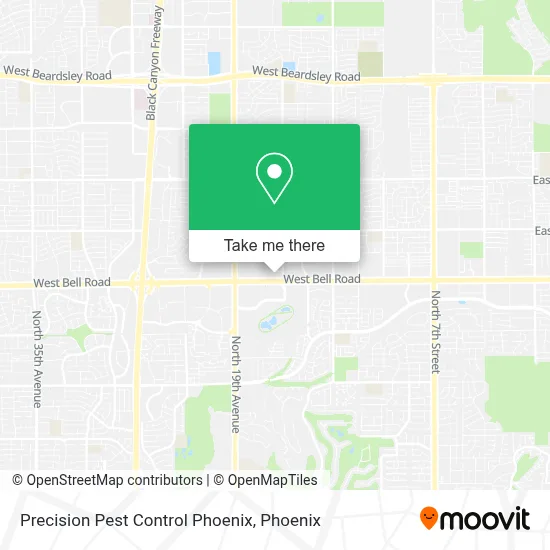 Precision Pest Control Phoenix map