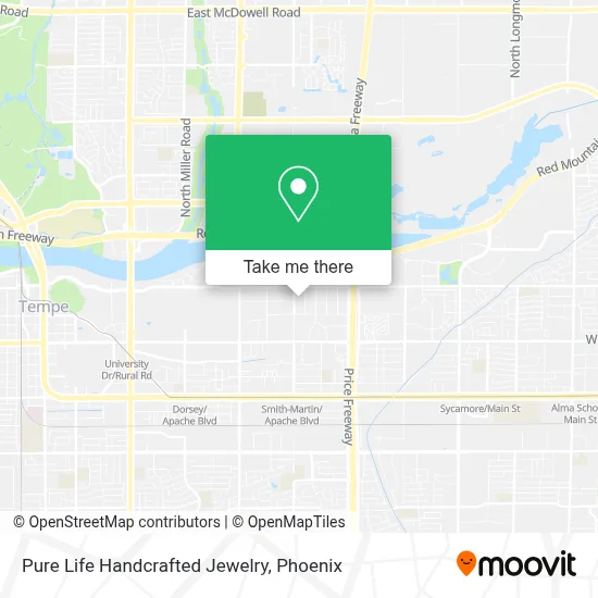 Pure Life Handcrafted Jewelry map
