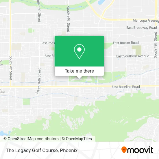 The Legacy Golf Course map