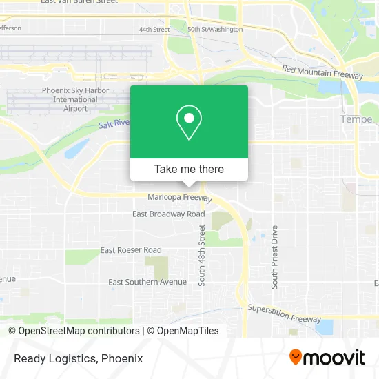 Ready Logistics map