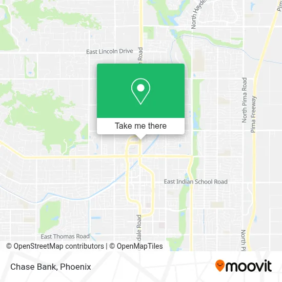 Chase Bank map