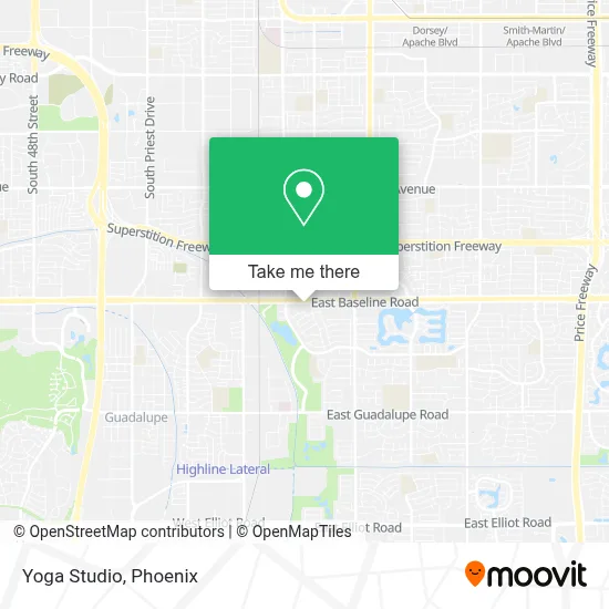 Studio Yoga map