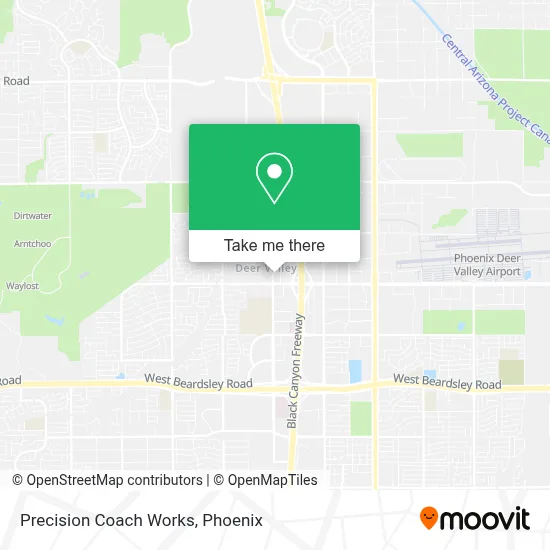 Precision Coach Works map